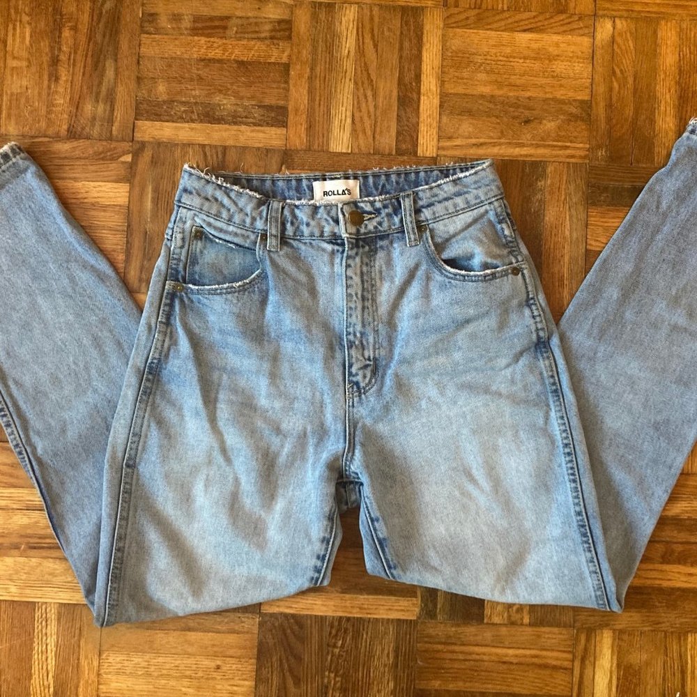 COPY - ROLLA'S High Rise Relaxed Dusters Boot Cut Denim Jeans size 27
